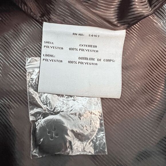 Marc New York Raincoat Jacket Womens Small Chocolate Brown Andrew Marc Hooded - Picture 4 of 14